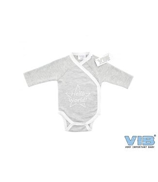 VIB Overslag rompertje - Hello World