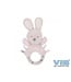 VIB Knuffel rammelaar met ring - Roze
