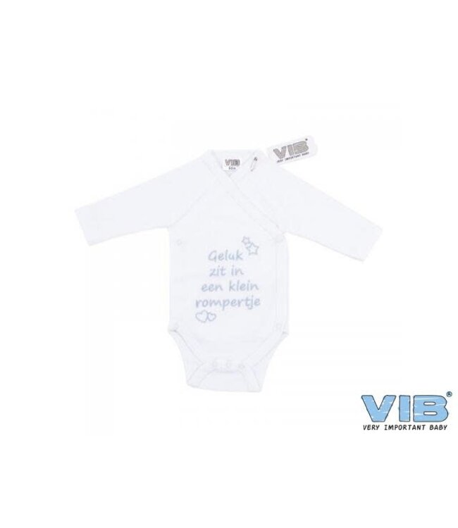 VIB Overslag rompertje - Geluk zit in een klein rompertje