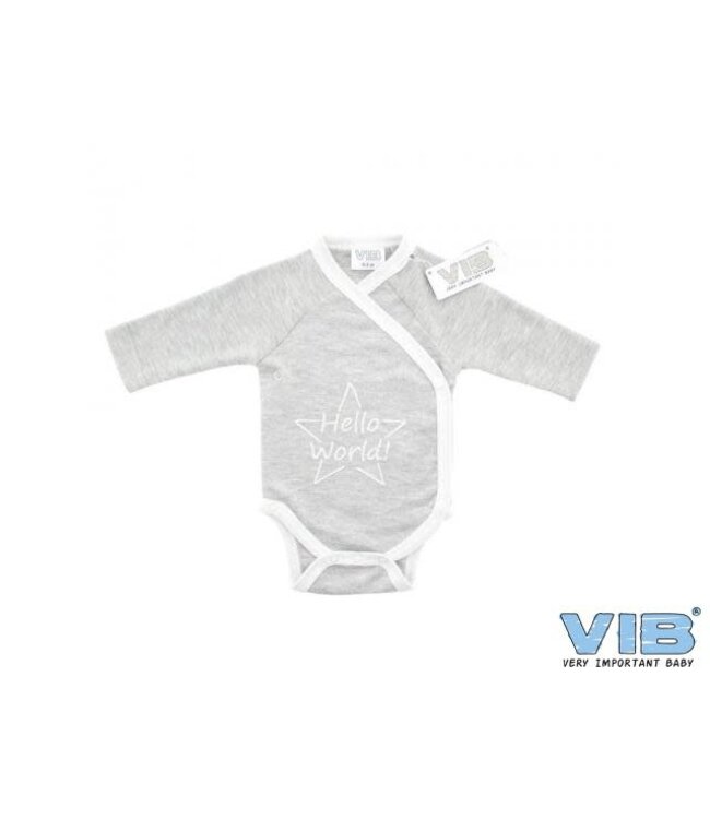 VIB Overslag rompertje - Hello World