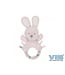 VIB Knuffel rammelaar met ring - Roze