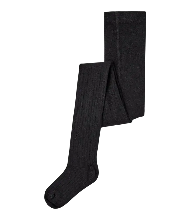 Name it NKFPANTYHOSE GLITTER RIB BLACK 13205953