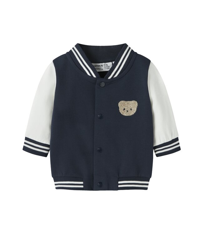 Name it baby 13249152 NBMROBINSON SWEAT CARD BRU - Navy Blazer