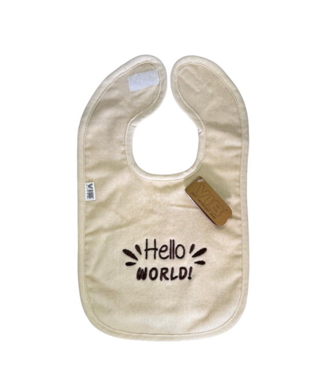 VIB Slabbetje Luxe Velour - Hello World