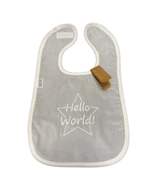 VIB Slabbetje Luxe Velour - Hello World