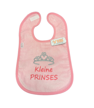 VIB Slabbetje Luxe Velour - Kleine Prinses