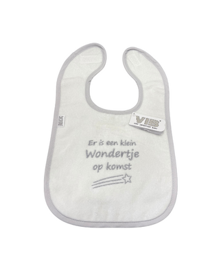 VIB Slabbetje Luxe Velour - Klein Wondertje