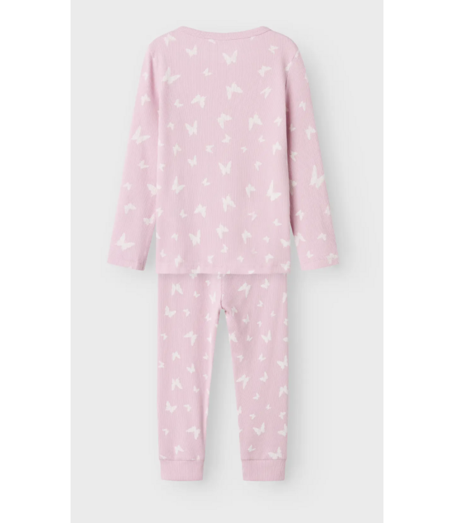 Name it mini NMFNIGHTSET PINK BUTTERFLY RIB NOOS 13232976 Pink Lavender