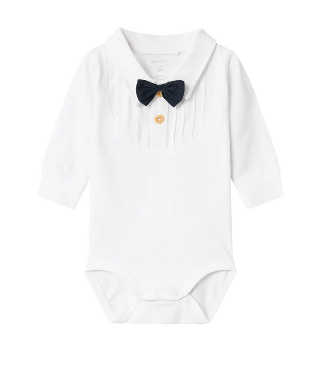 Name it baby NBMRAMUS LS BODY 13236089 Bright White