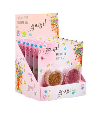 Souza for kids Haar glitter set op 1 kaartje,  106 806