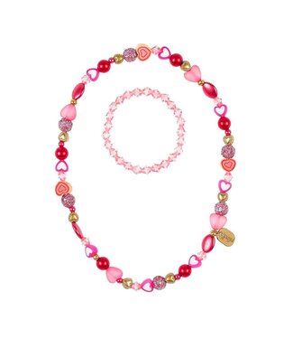 Souza for kids Ketting & armband set Lyse hart (1 set) 107563