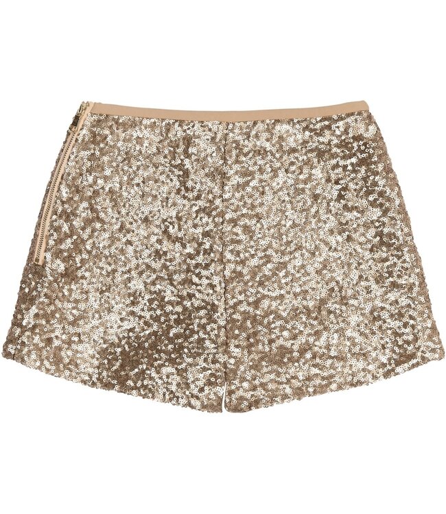 The New TNRupa Sequin Shorts - Gold