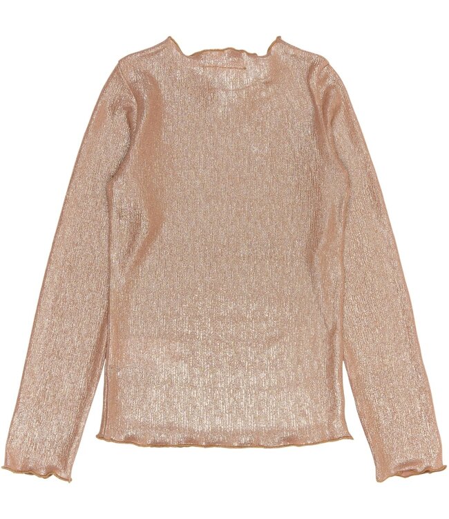 The New TNRosalind L_S Glitter Tee - Gold