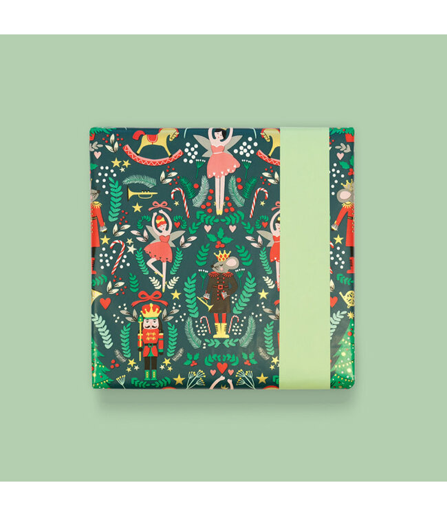 Piraten & Prinsessen Ingepakt in nutcracker kerstcadeaupapier
