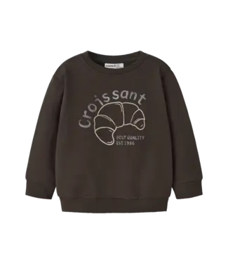 Name it mini Kindertrui brown Croissant