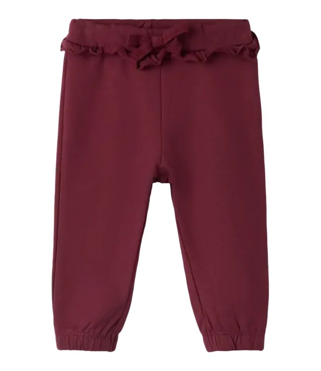 Name it baby 13249201 - NBFROWANE SWEAT PANT - burgundy