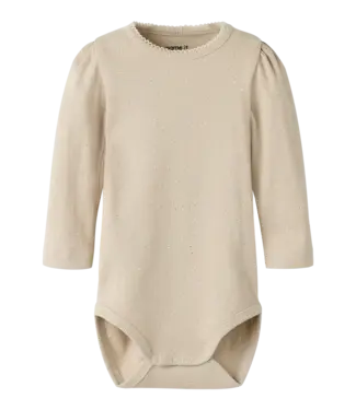 Name it baby Romper - Cement