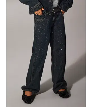 Name it Kinder wijde jeans glitter