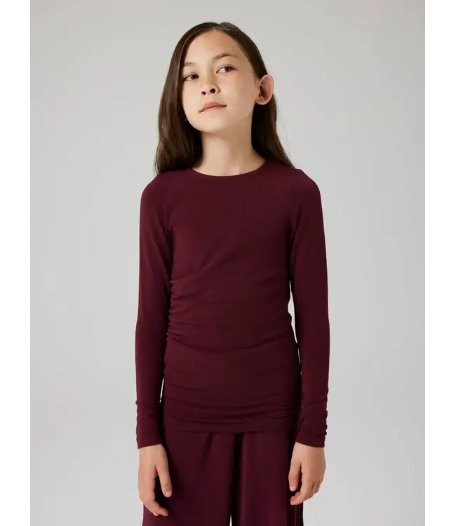 Name it 13252928 - NKFKENDRA LS XSL TOP - Windsor red