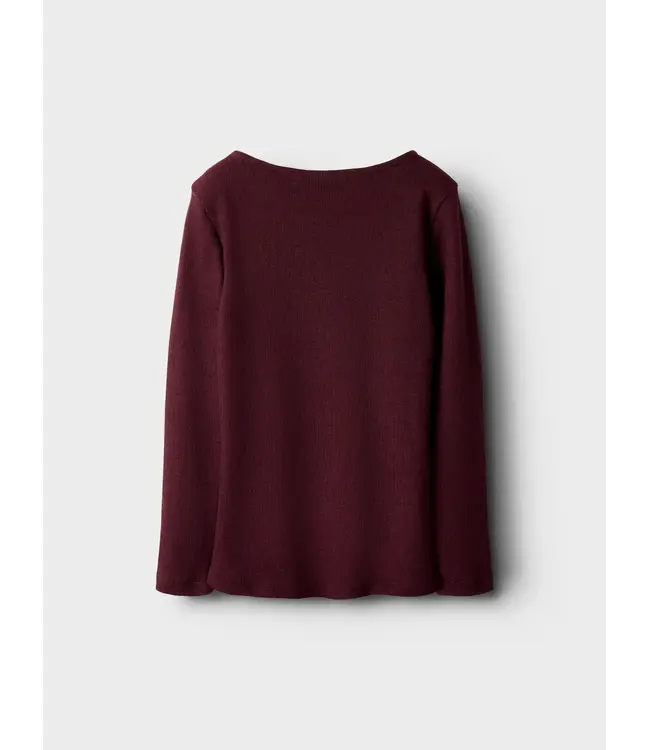 Name it 13252928 - NKFKENDRA LS XSL TOP - Windsor red