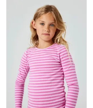 Name it Nummer 31 Kindertop Roze Gestreept