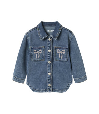 Name it mini Kinder Overhemd Spijkerstof