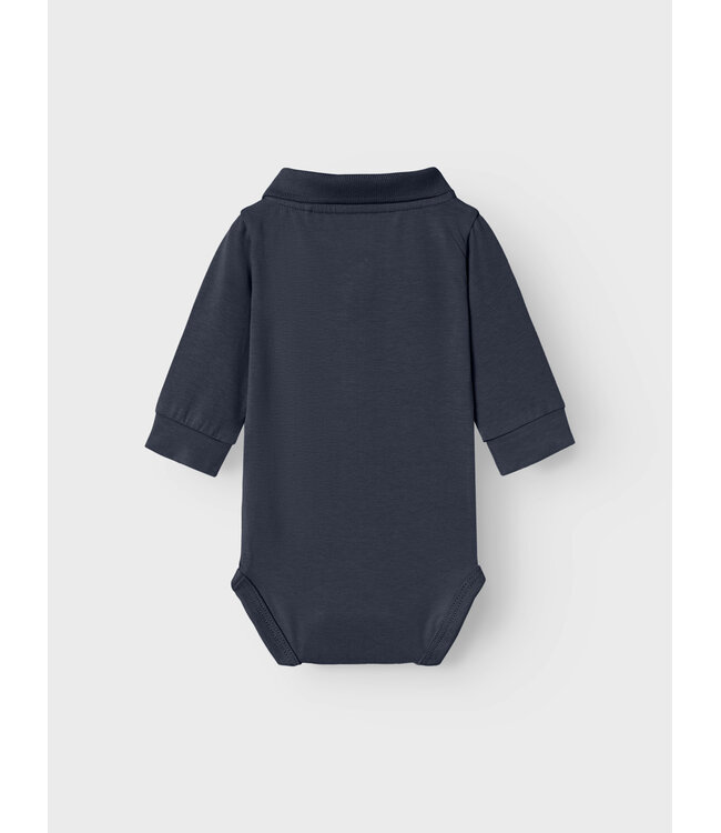 Name it baby 13190160 - NBMHOLGER LS POLO BODY - Dark Sapphire