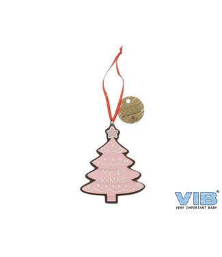 VIB Kersthanger - my 1st X-mas - Roze