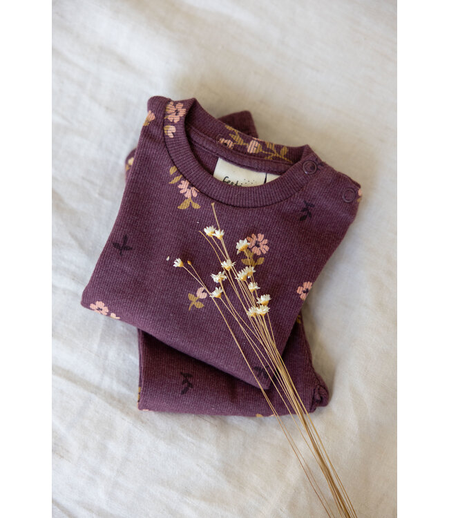 Feetje 50500086 Bonnie Bouquet Wijnrood Premium Sleepwear