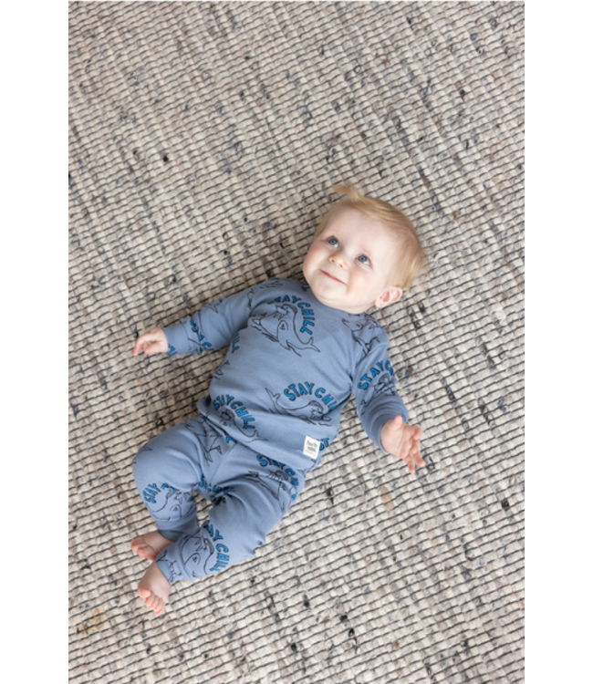 Feetje 50500089 Willy Walrus Blauw Premium Sleepwear