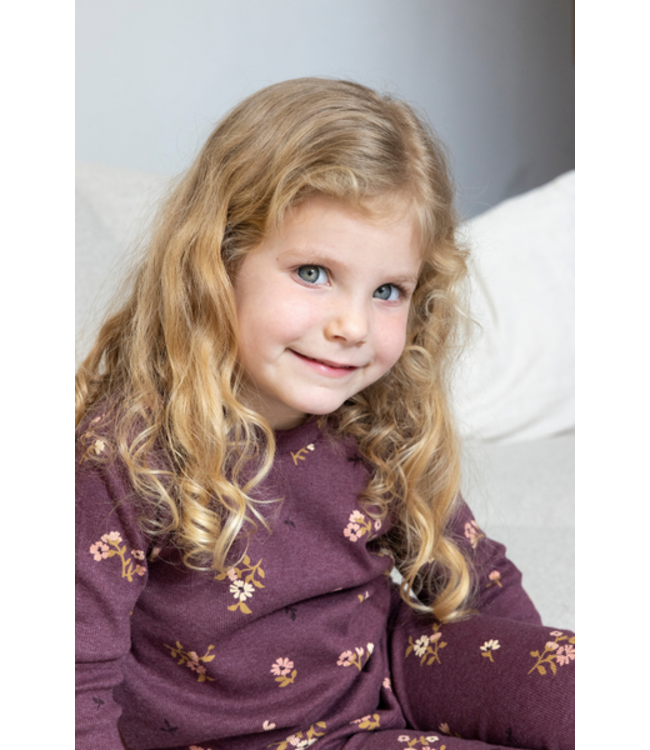 Feetje 50500086 Bonnie Bouquet Wijnrood Premium Sleepwear