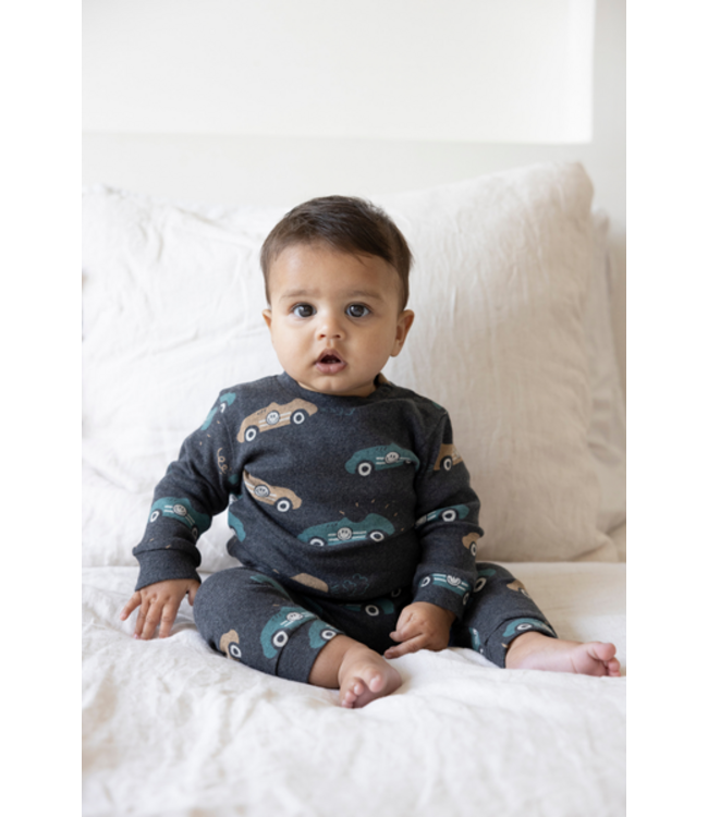 Feetje 50500090 Ricky Racer  Antraciet Melange Premium Sleepwear