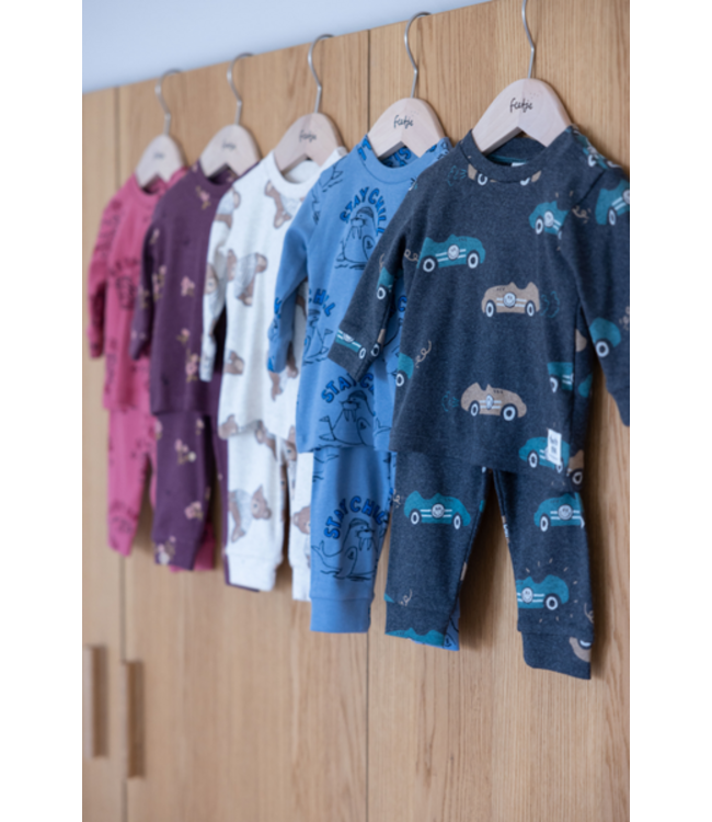 Feetje 50500090 Ricky Racer  Antraciet Melange Premium Sleepwear