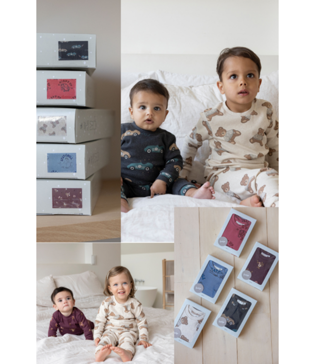 Feetje 50500088 Teddy Bear Offwhite Melange Premium Sleepwear