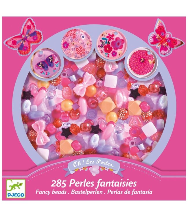 DJECO Perles bois - Papillons