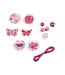 DJECO Perles bois - Papillons