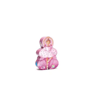 DJECO Silhouette puzzel The ballerina with the flower- (36 stukjes)