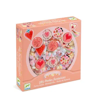 DJECO Perles bois - Coeurs