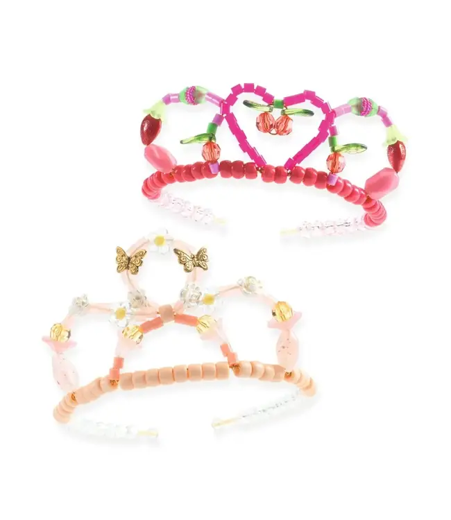 DJECO duo of tiaras pink