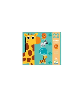 DJECO Dans la jungle puzzel karton