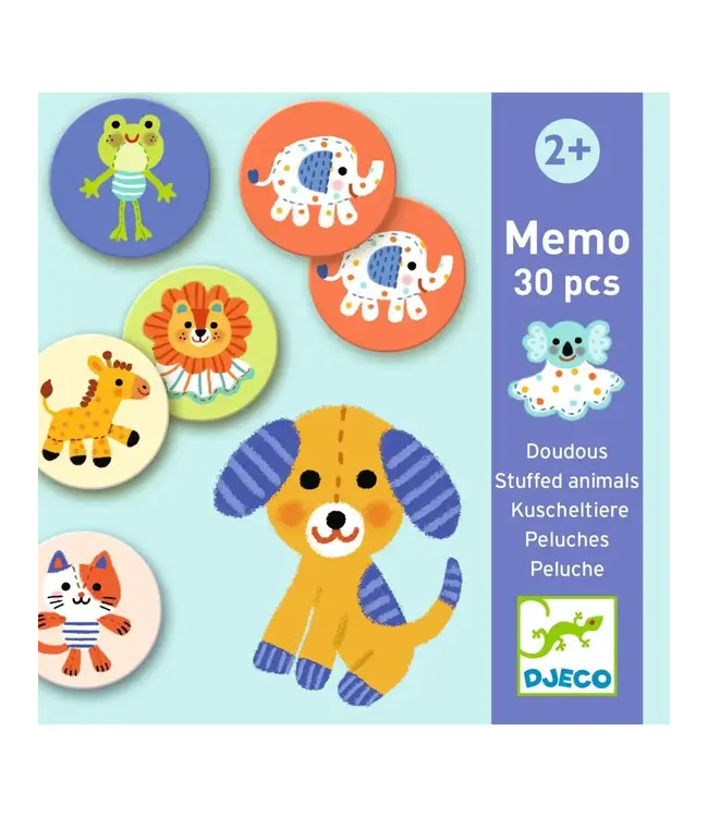 DJECO Memo Stuffed animals - FSC MIX