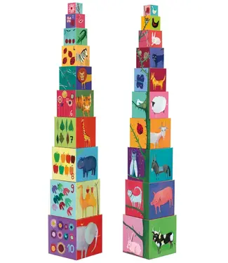 DJECO 10 cubes Nature & animaux dj08505