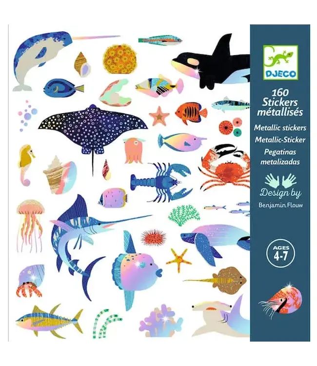 DJECO Stickers Oceaan 160 stickers