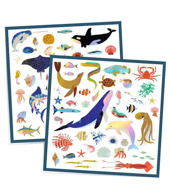 DJECO Stickers Oceaan 160 stickers