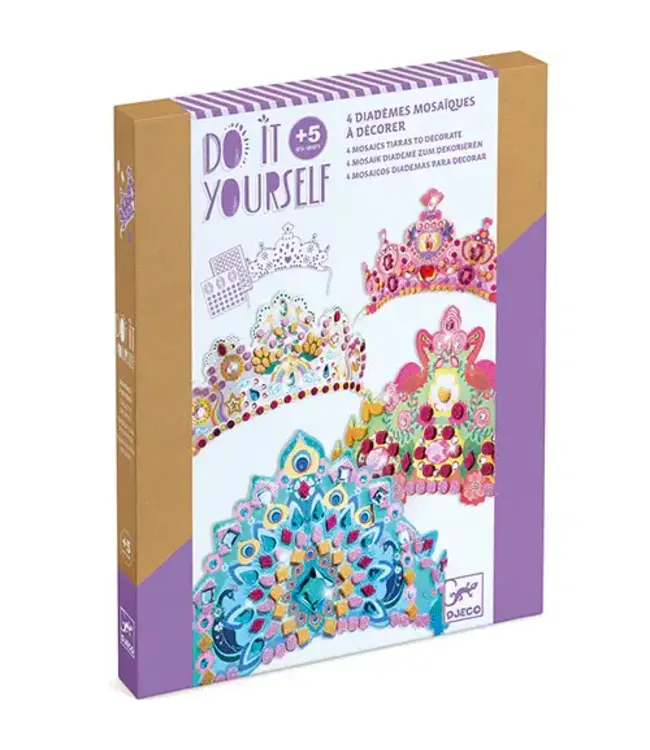 DJECO 4 diademen als een prinses DIY