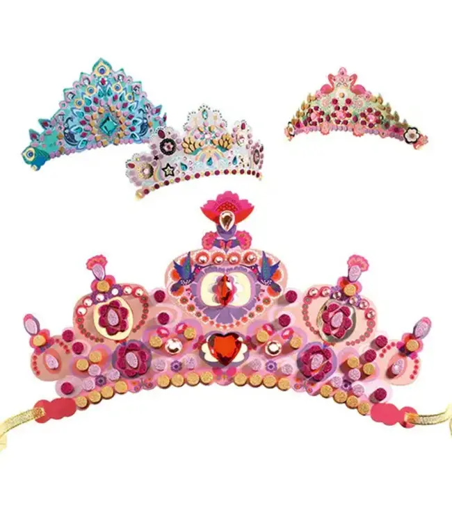 DJECO 4 diademen als een prinses DIY