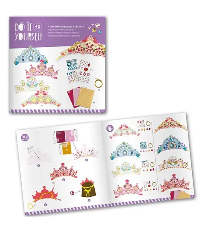 DJECO 4 diademen als een prinses DIY