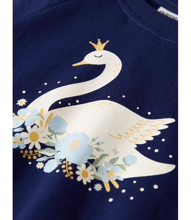 Name it mini 13234422 - NMFVENUS LS NREG SWEAT - beacon Blue