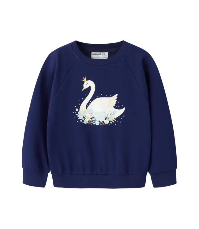 Name it mini 13234422 - NMFVENUS LS NREG SWEAT - beacon Blue