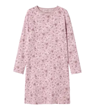 Name it mini 13237034 - NKFNIGHTGOWN LS MAUVE FLOWER